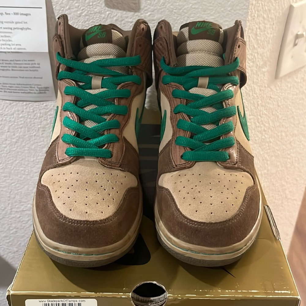 Nike SB Dunk High Premium Deck High Tweed Classic Green 2007